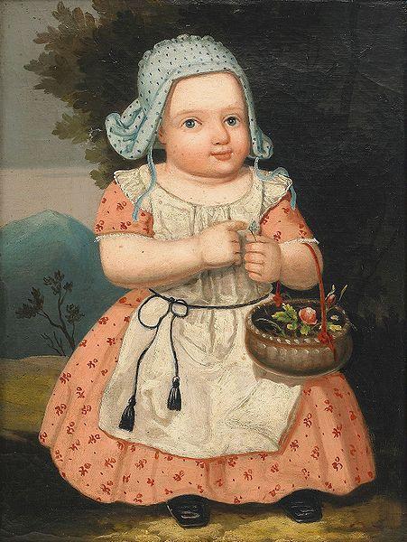 Carl Johan Sjostrand Portrait of the artist daughter Sweden oil painting art
